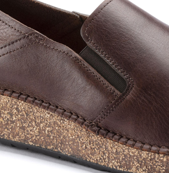 Birkenstock Callan Natural Leather Vintage Wood Roast