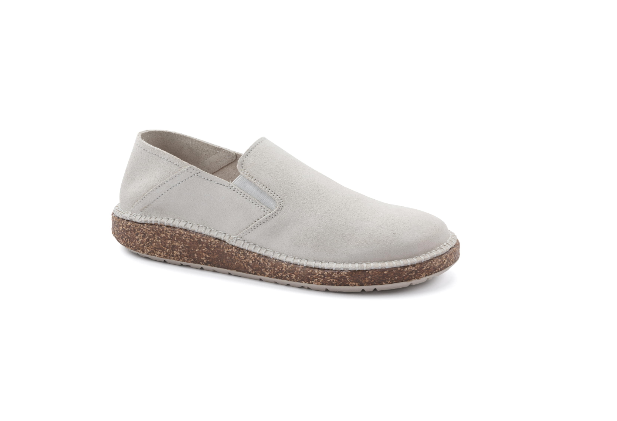 Birkenstock Callan Suede Leather Antique White