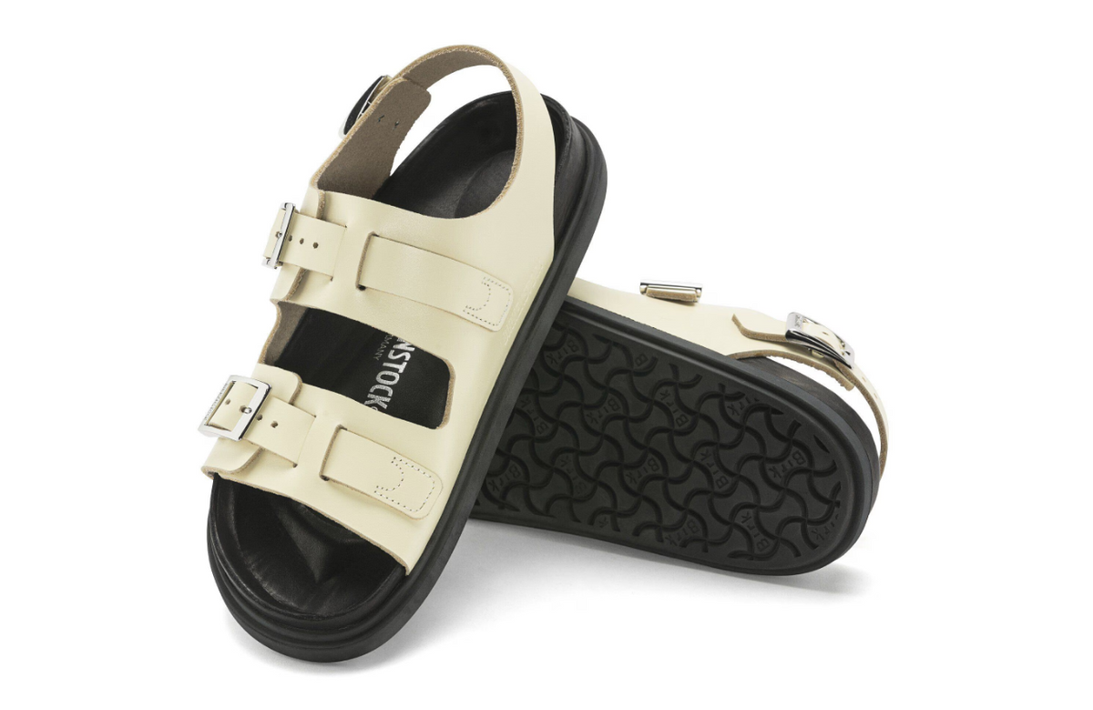 Birkenstock Cannes Exquisite Natural Leather - Butter, Narrow