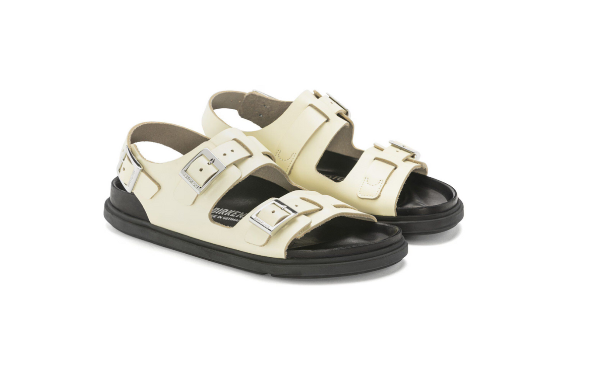 Birkenstock Cannes Exquisite Natural Leather - Butter, Narrow