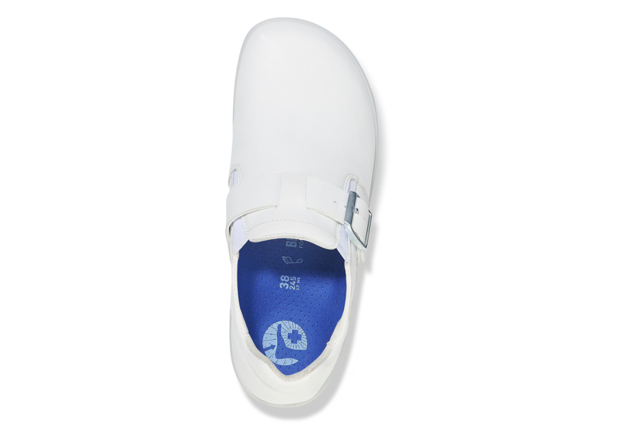Birkenstock Caris Pro Natural Leather White