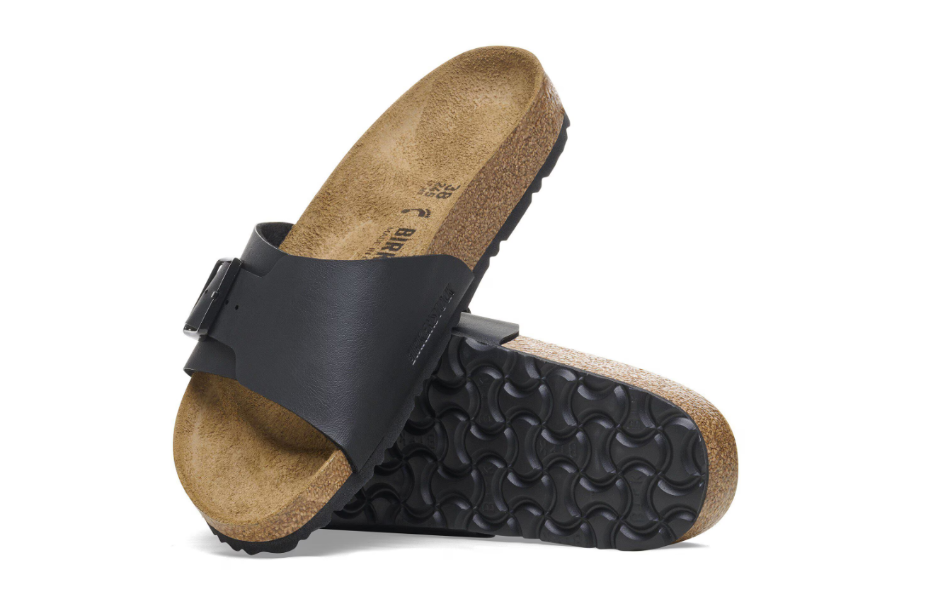 Birkenstock Catalina Birko-Flor Black Sandals
