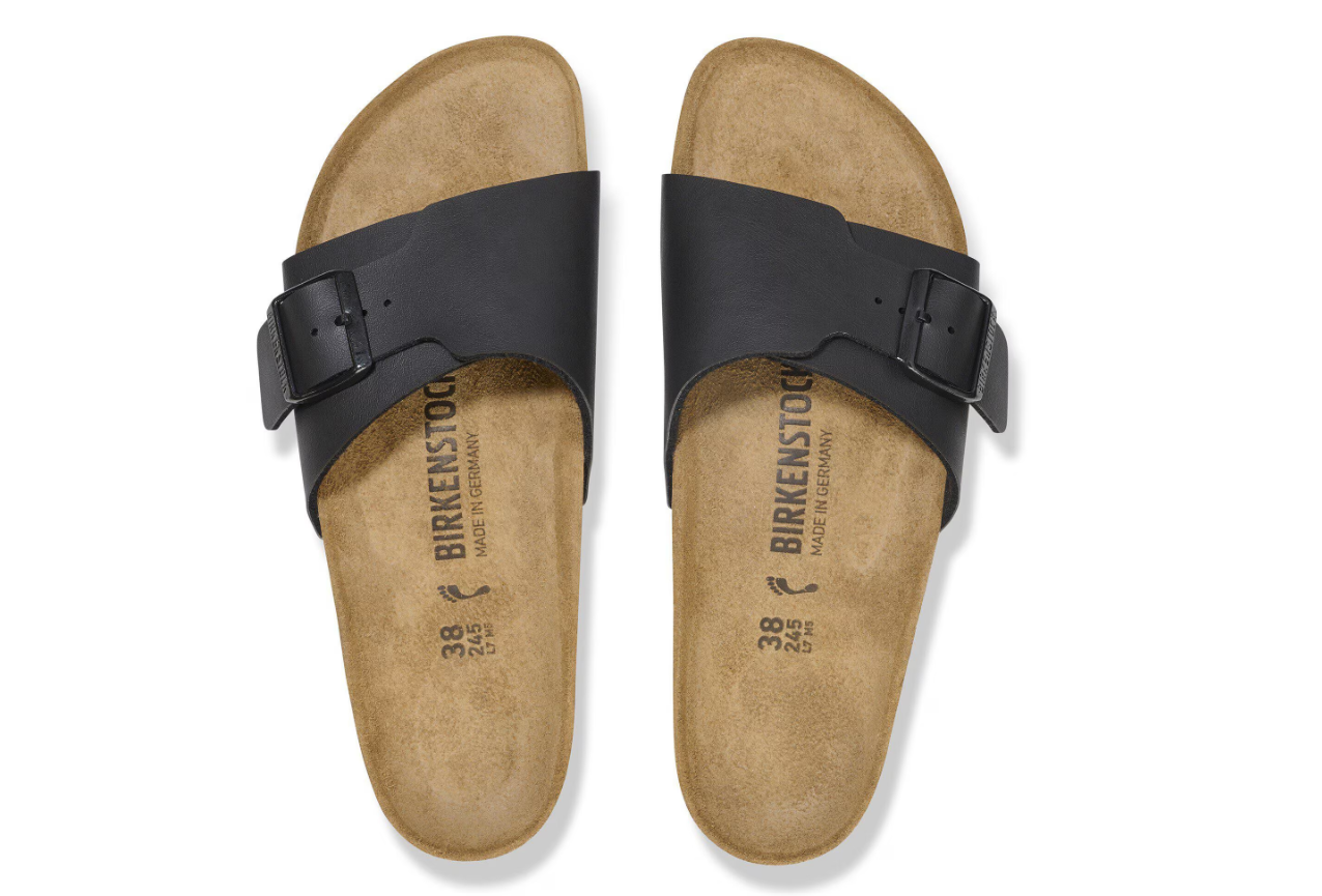 Birkenstock Catalina Birko-Flor Black Sandals