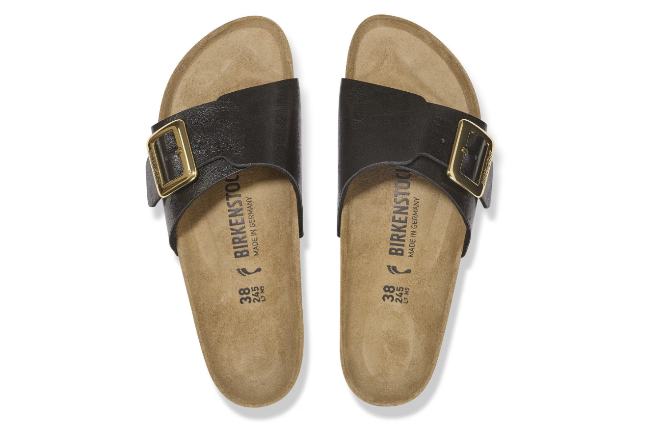 Birkenstock Catalina Cushion Buckle Birko-Flor Graceful Licorice