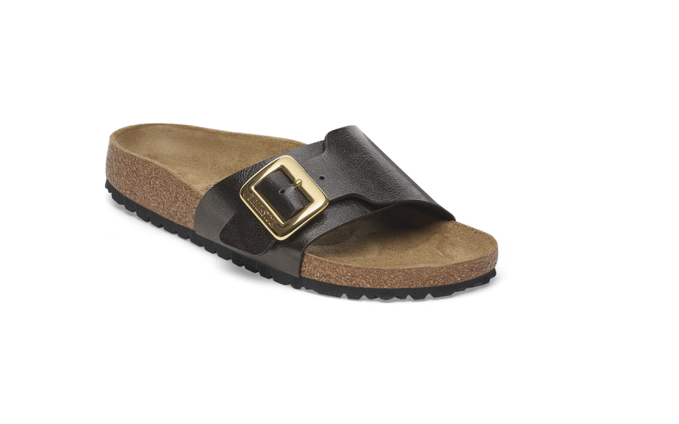 Birkenstock Catalina Cushion Buckle Birko-Flor Graceful Licorice