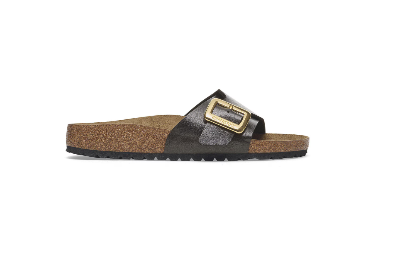 Birkenstock Catalina Cushion Buckle Birko-Flor Graceful Licorice