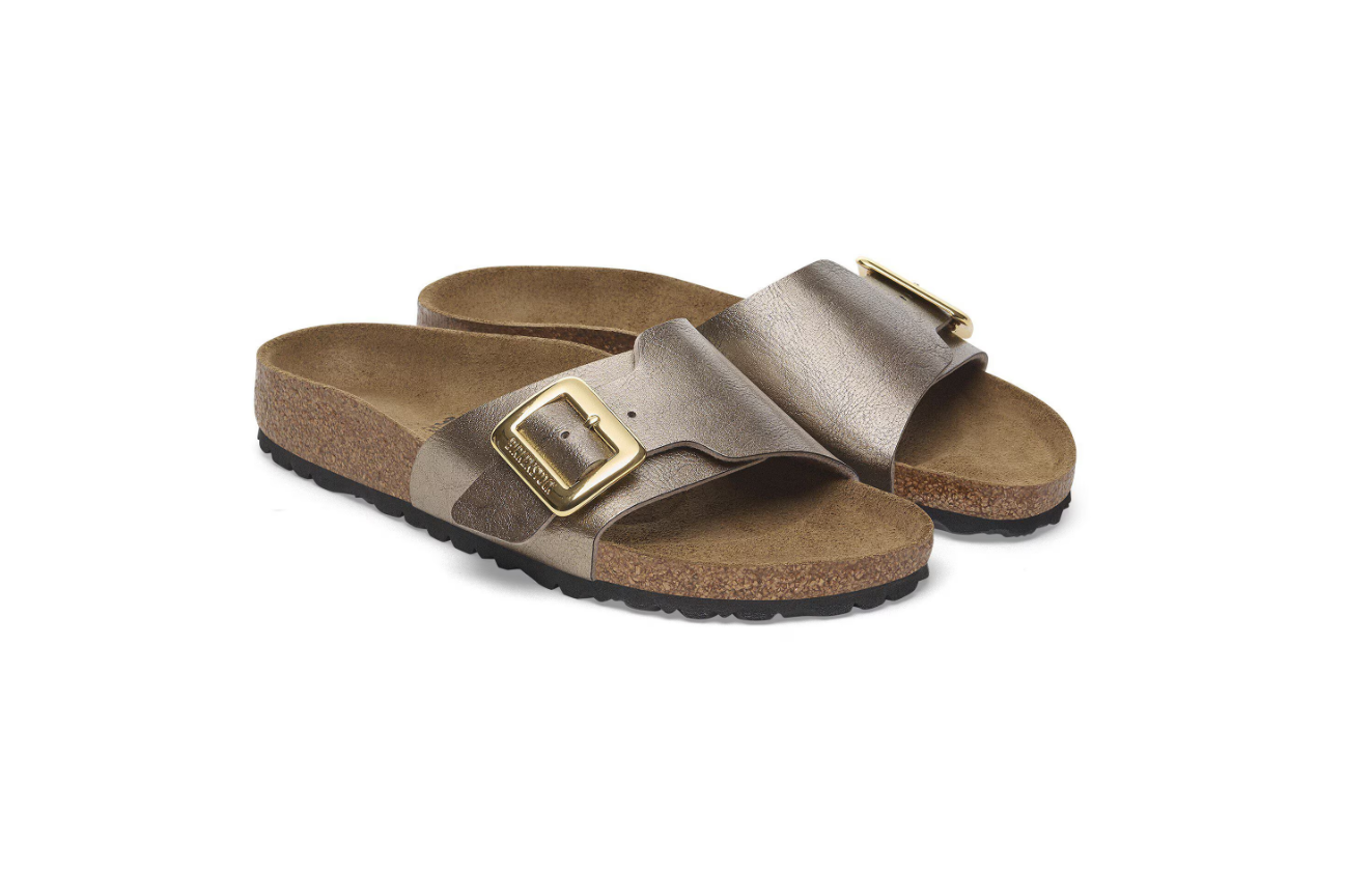 Birkenstock Catalina Cushion Buckle Birko-Flor Graceful Taupe