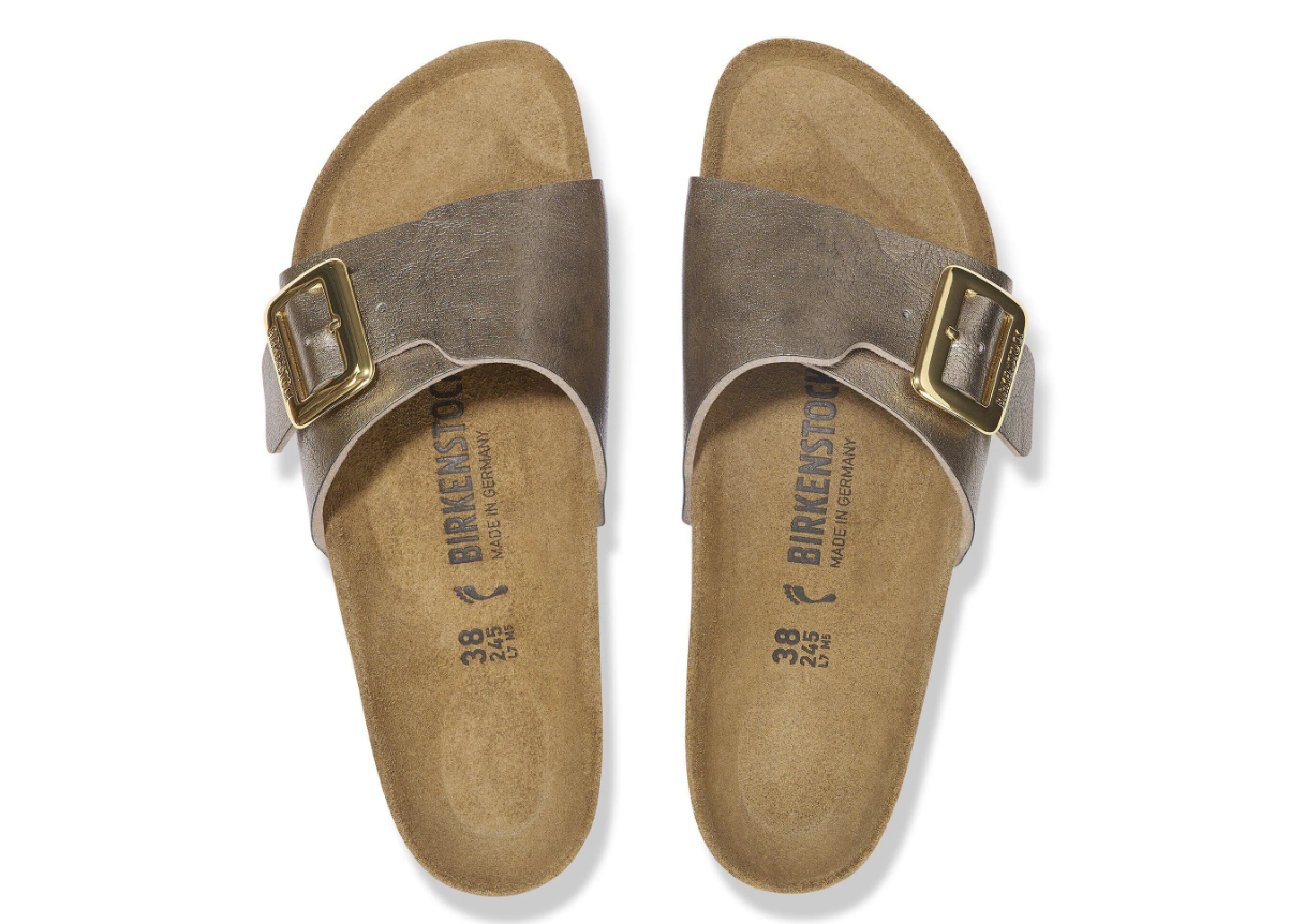 Birkenstock Catalina Cushion Buckle Birko-Flor Graceful Taupe