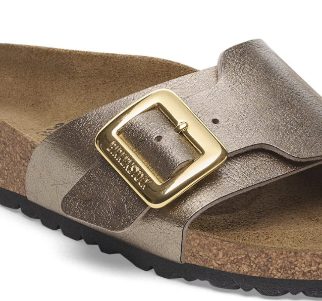 Birkenstock Catalina Cushion Buckle Birko-Flor Graceful Taupe