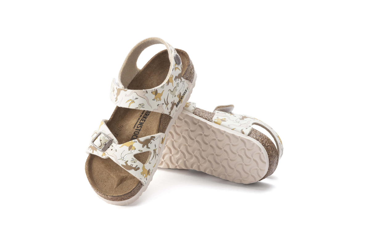 Birkenstock Colorado Kids Birko-Flor Best Friends Dino  - Rose, Narrow