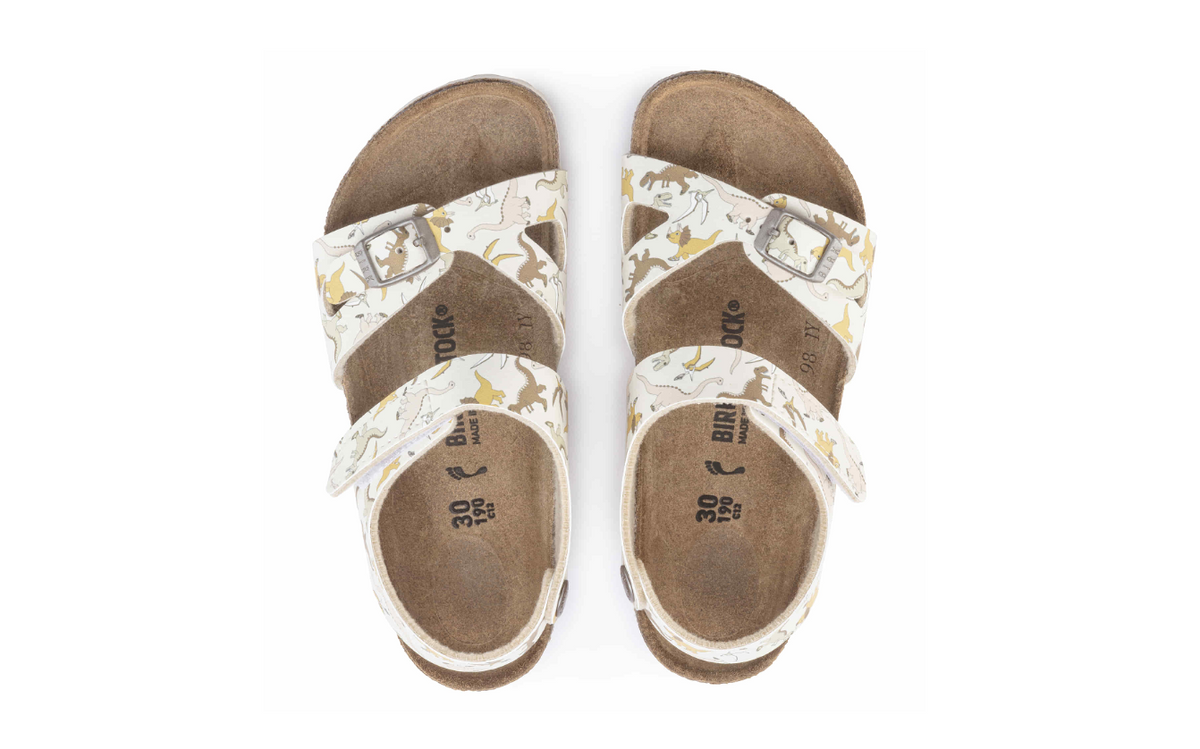Birkenstock Colorado Kids Birko-Flor Best Friends Dino  - Rose, Narrow