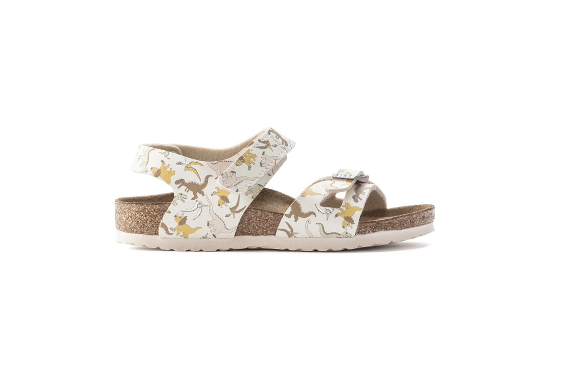 Birkenstock Colorado Kids Birko-Flor Best Friends Dino  - Rose, Narrow