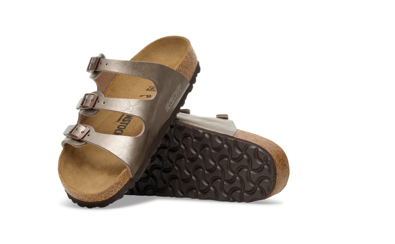 Birkenstock Florida Birko-Flor Graceful Taupe Sandals