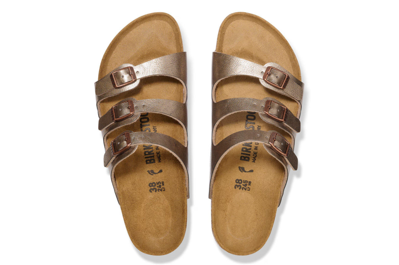 Birkenstock Florida Birko-Flor Graceful Taupe Sandals
