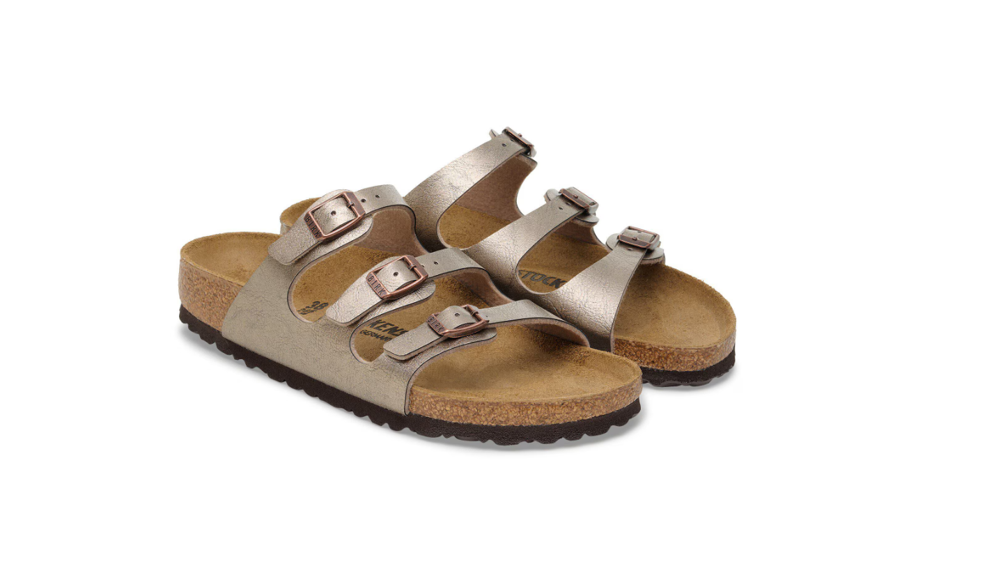 Birkenstock Florida Birko-Flor Graceful Taupe Sandals