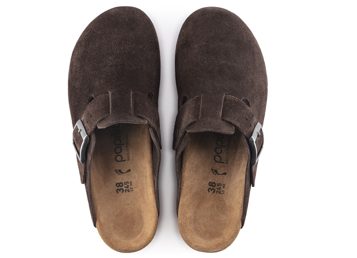 Birkenstock Papillio Fanny Suede Roast Clog