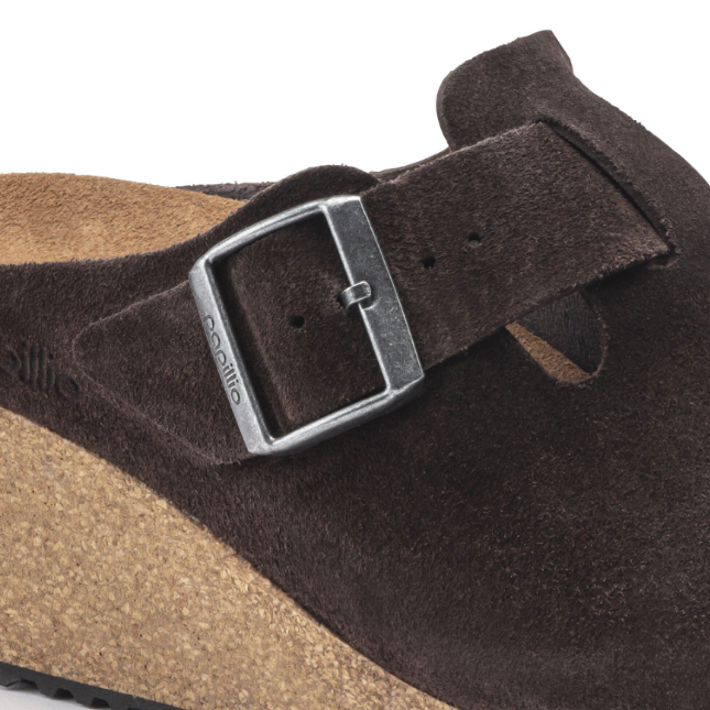 Birkenstock Papillio Fanny Suede Roast Clog