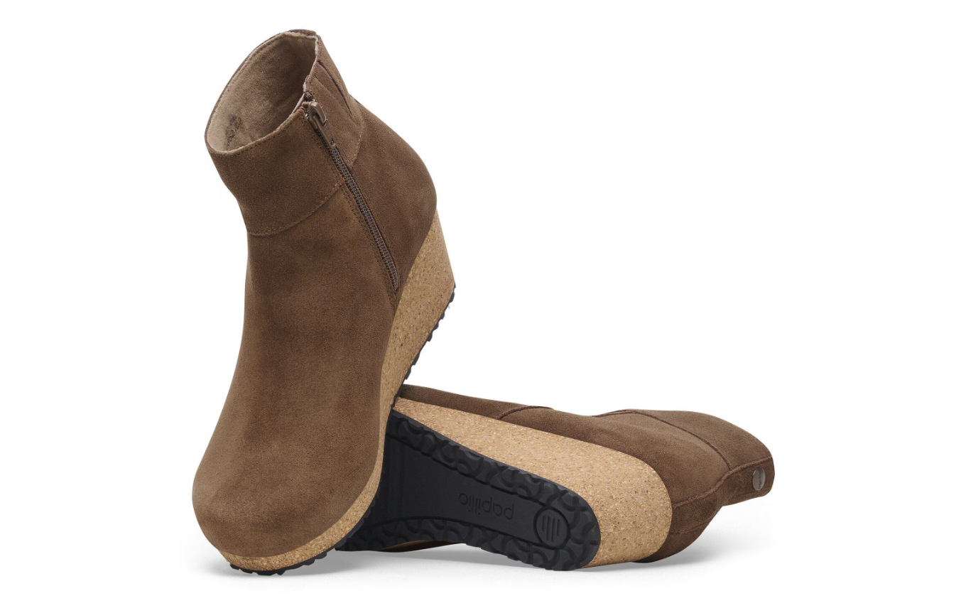 Birkenstock Ebba Suede Leather Dark Tea