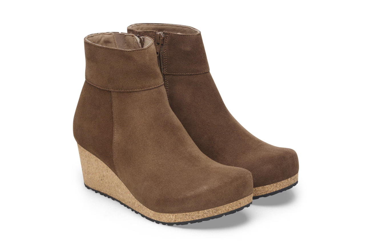 Birkenstock Ebba Suede Leather Dark Tea