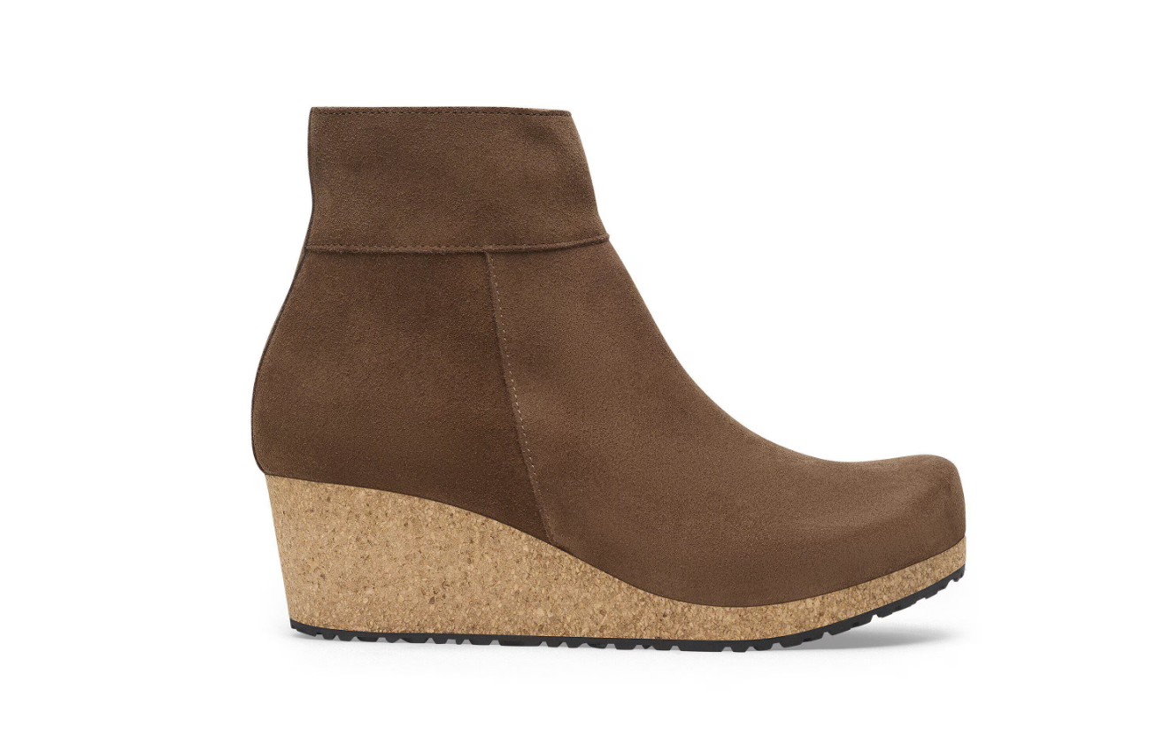 Birkenstock Ebba Suede Leather Dark Tea