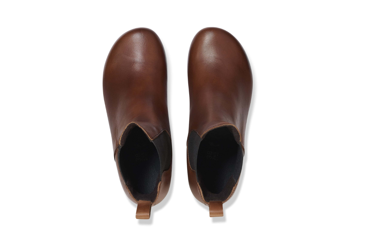 Birkenstock Ebba Slip On Natural Leather Black/Cognac