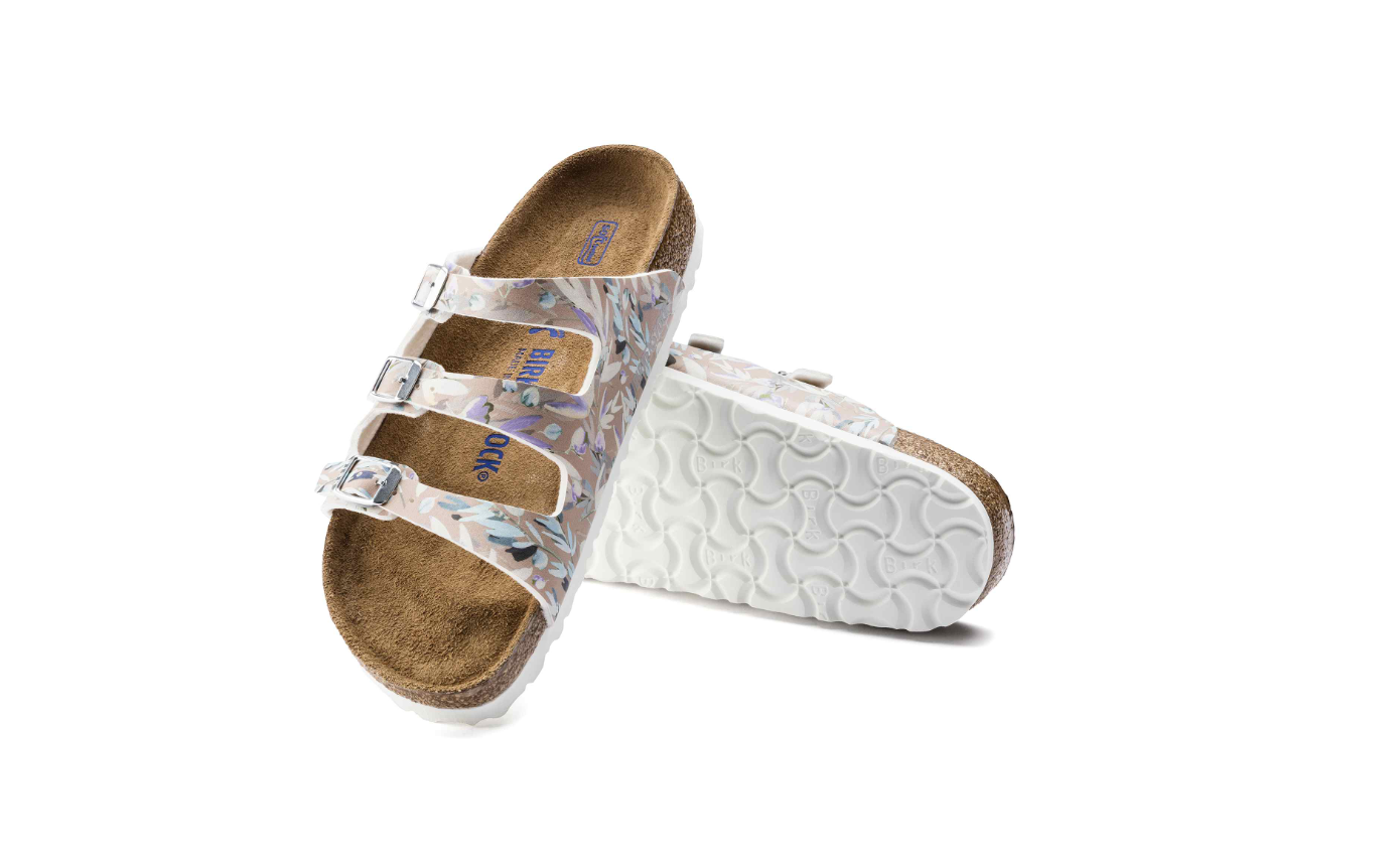 Birkenstock Florida Fresh Soft Footbed Birko-Flor Crystal Rose
