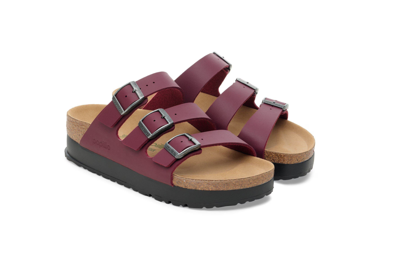 Birkenstock Florida Flex Platform Birko-Flor Zinfandel