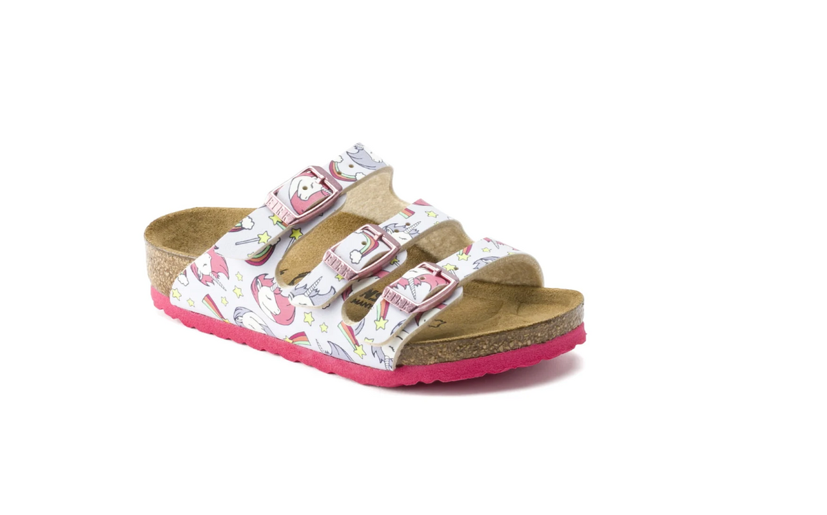 Birkenstock Florida Kids Birko-Flor Unicorn Pink