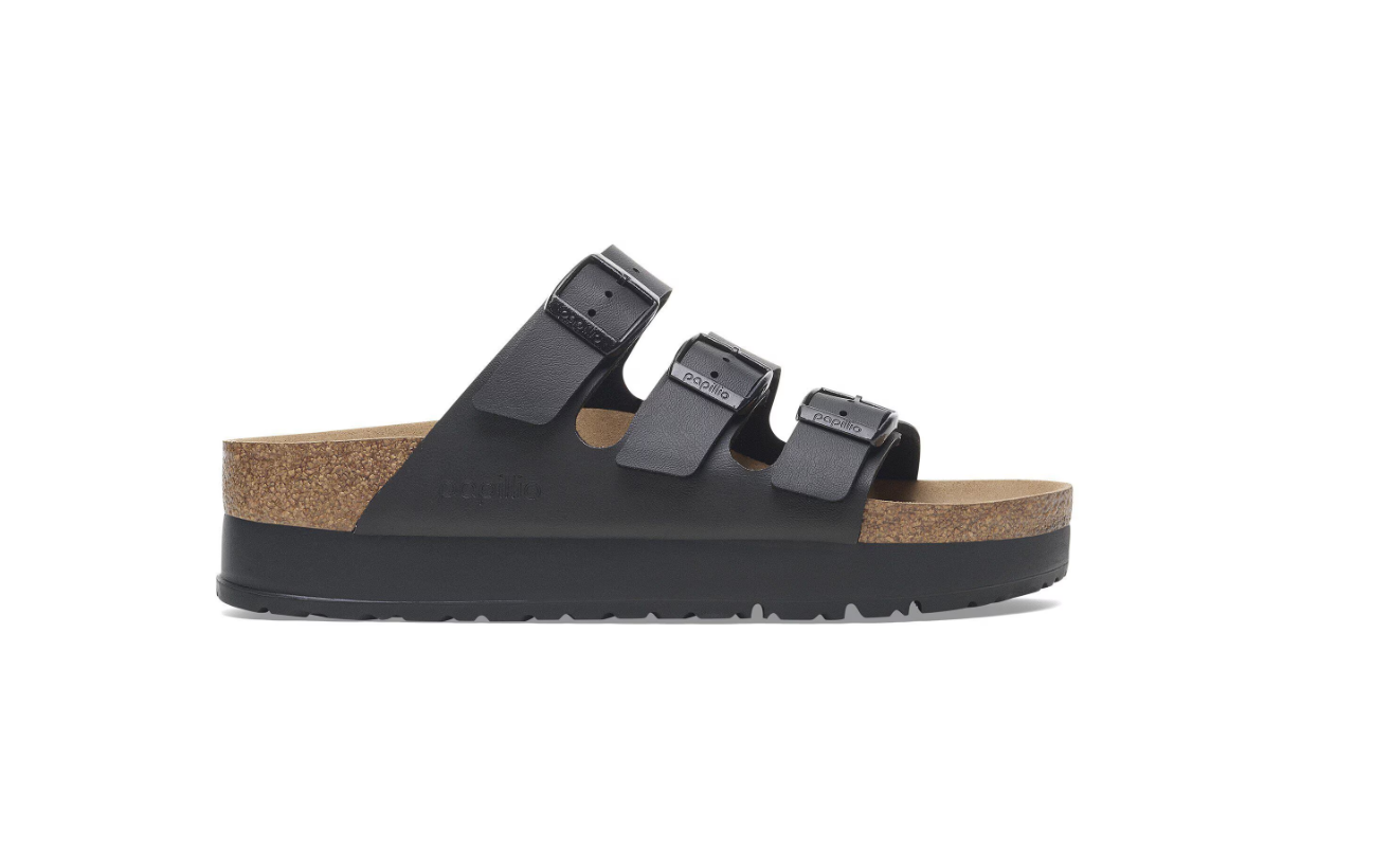 Birkenstock Florida Flex Platform Birko-Flor Black