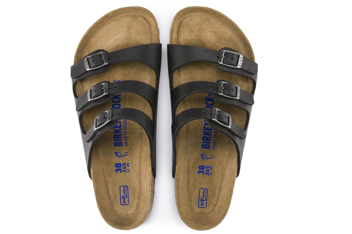 Birkenstock Florida Soft Footbed Oiled Leather Black