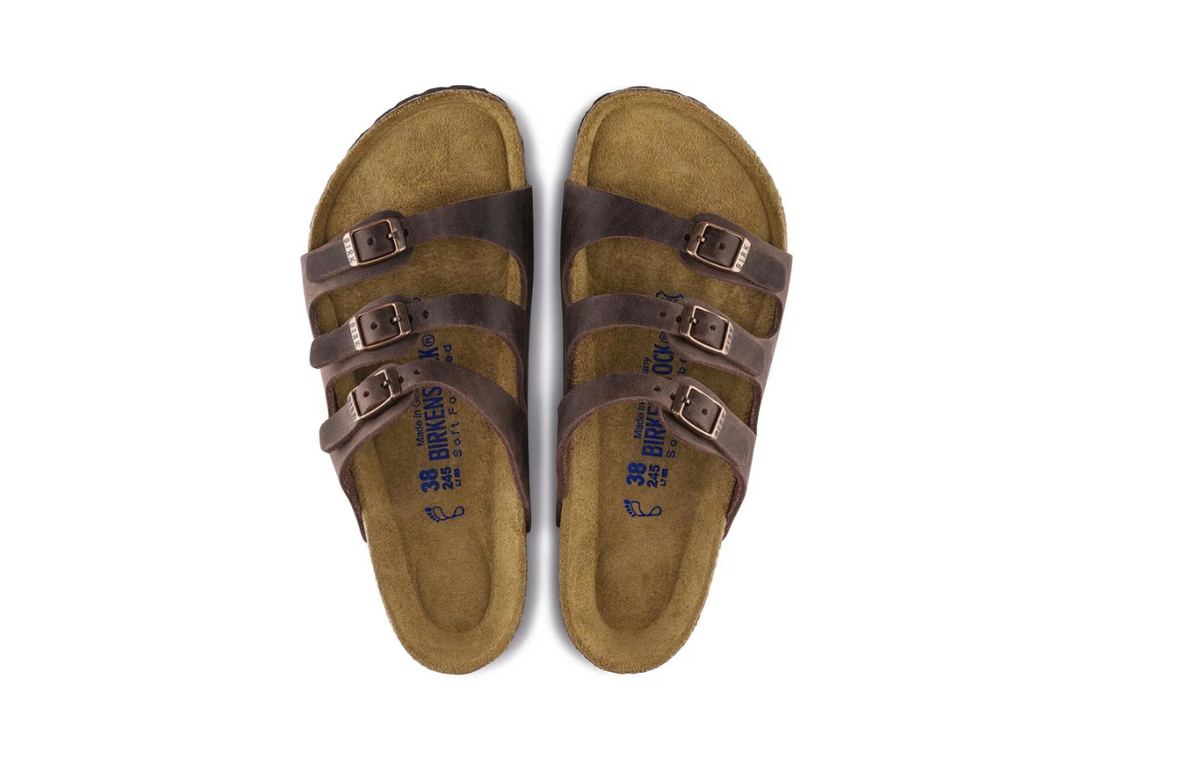 Birkenstock Florida Soft Footbed Oiled Leather - Habana, Regular