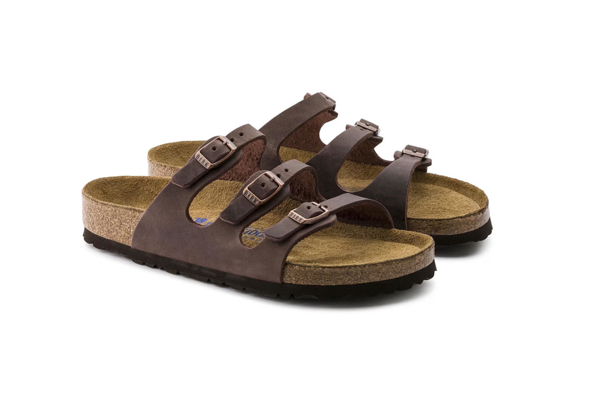 Birkenstock Florida Soft Footbed Oiled Leather - Habana, Regular