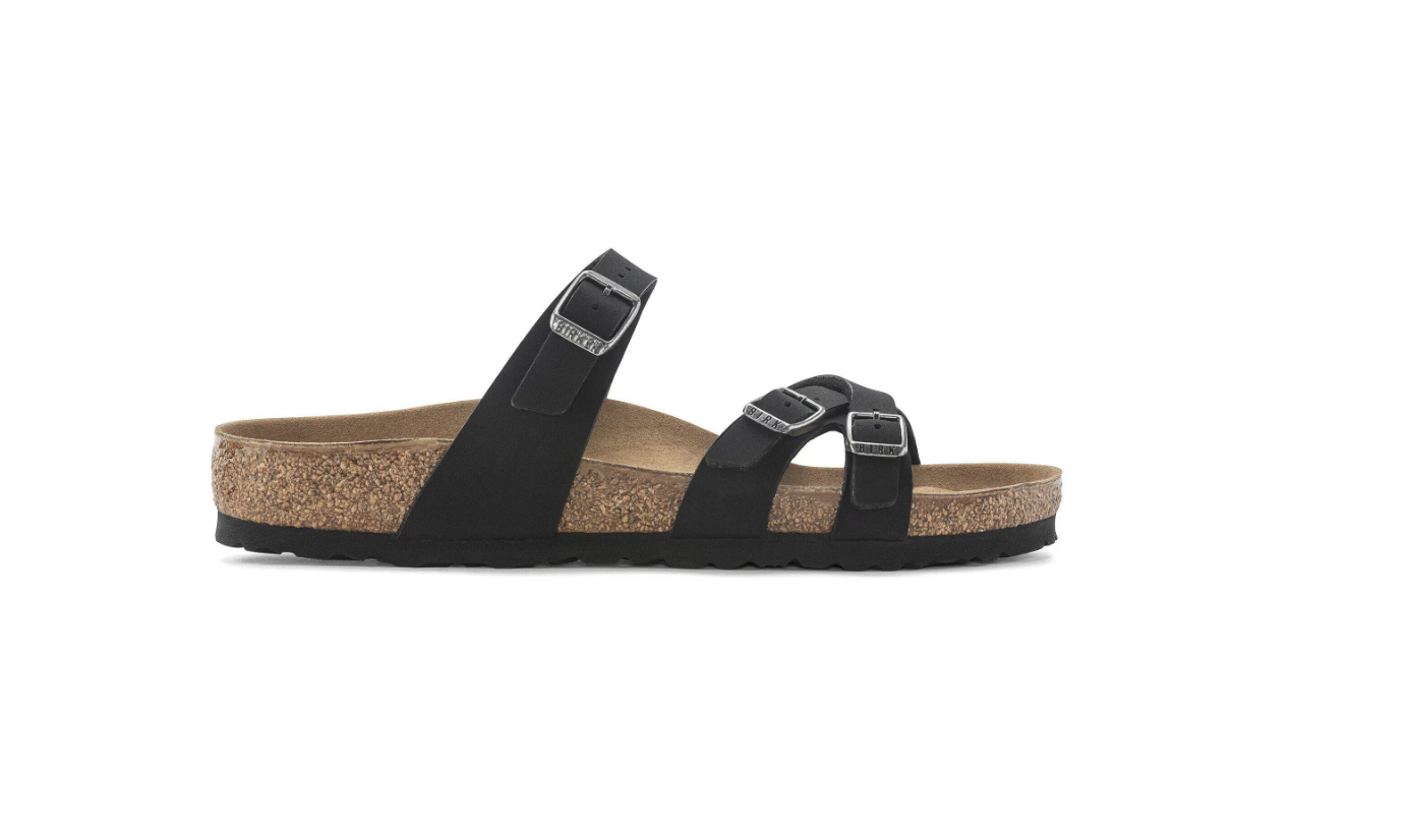 Birkenstock Franca Vegan Birkibuc Black