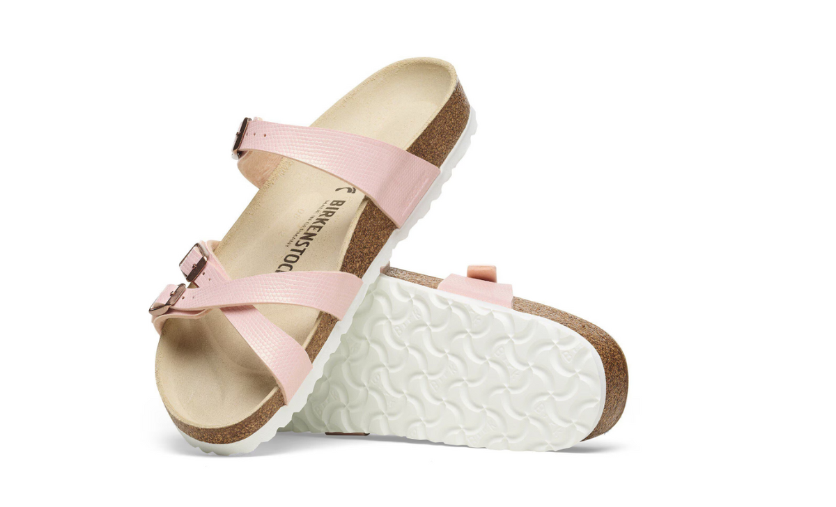 Birkenstock Franca Birko-Flor Embossed Light Rose