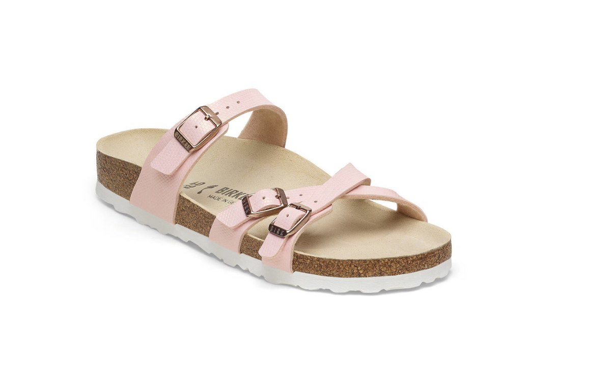 Birkenstock Franca Birko-Flor Embossed Light Rose