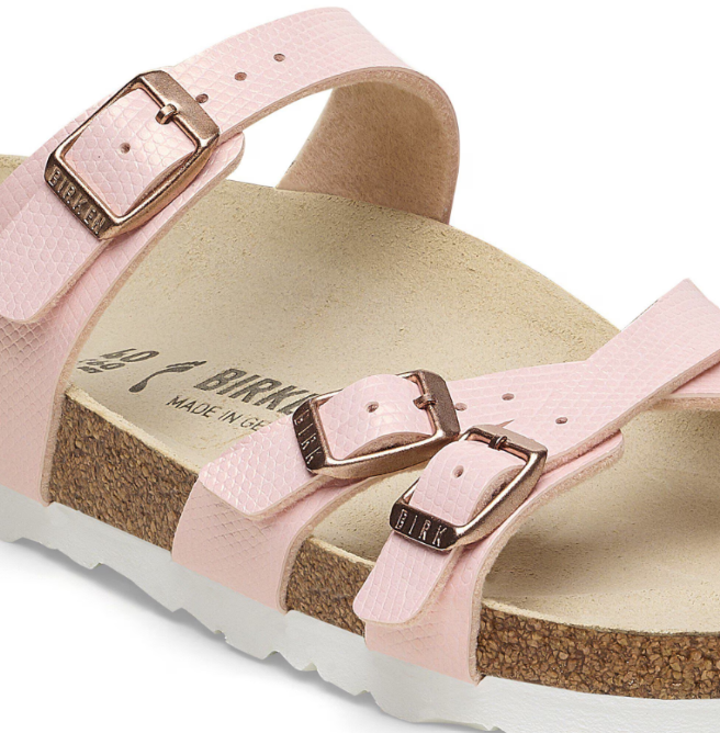 Birkenstock Franca Birko-Flor Embossed Light Rose
