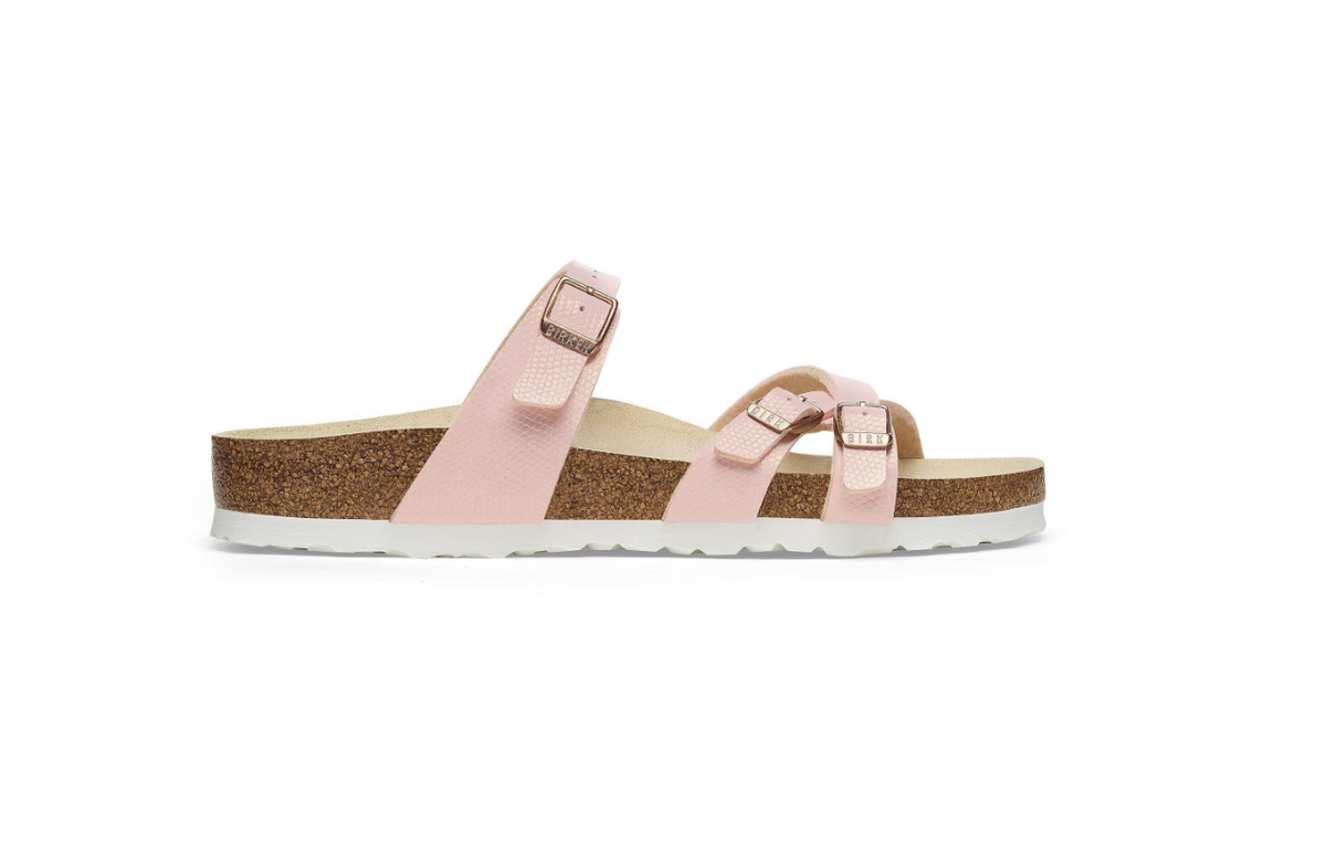 Birkenstock Franca Birko-Flor Embossed Light Rose