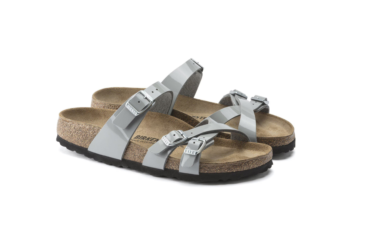 Birkenstock Franca Birko-Flor Patent Sandals Patent Alloy