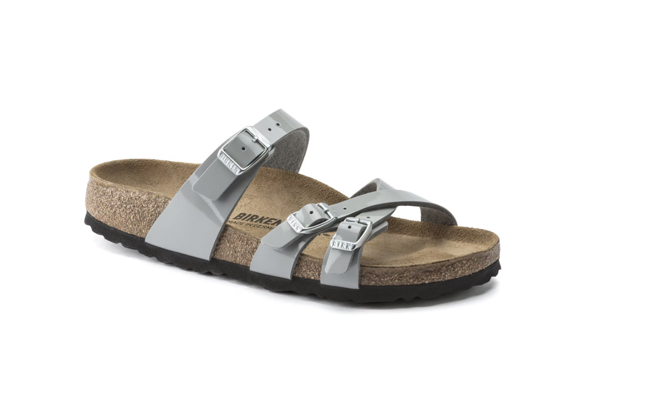 Birkenstock Franca Birko-Flor Patent Sandals Patent Alloy