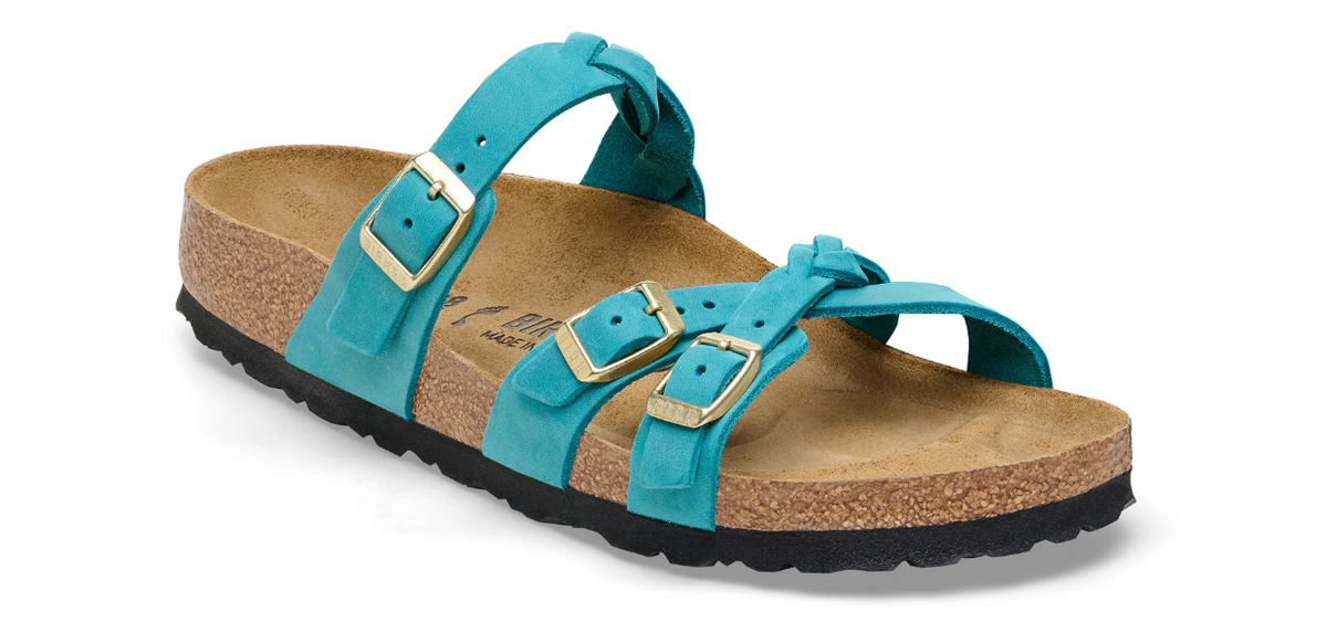 Birkenstock Franca Braided Biscay Bay Oiled Leather