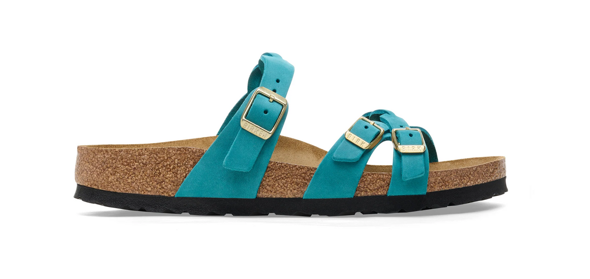Birkenstock Franca Braided Biscay Bay Oiled Leather