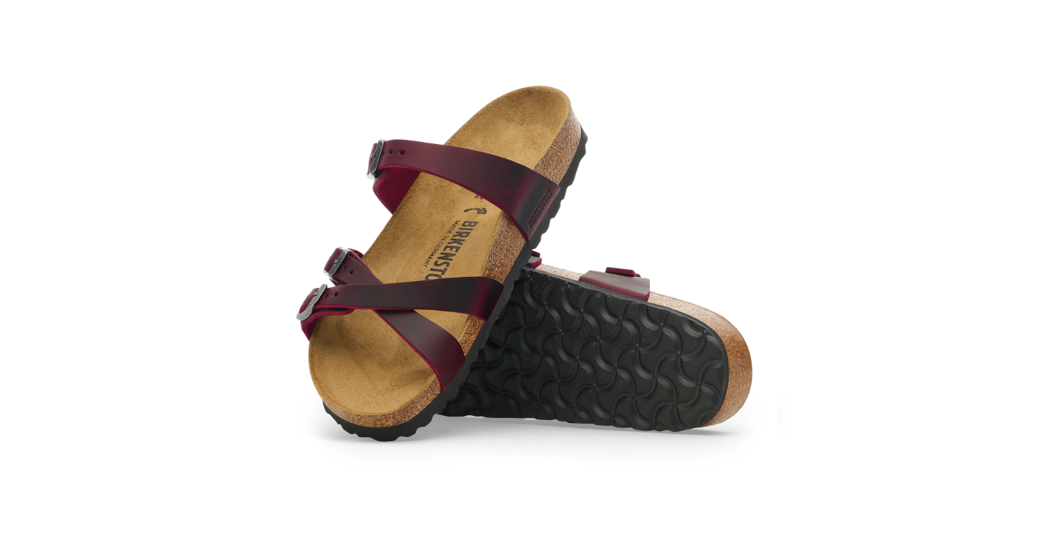 Birkenstock Franca Zinfandel Oiled Leather Sandal