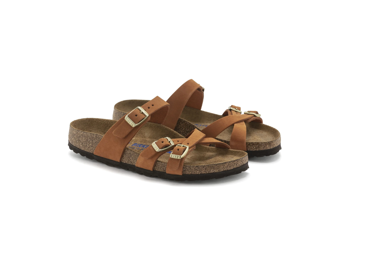 Birkenstock Franca Soft Footbed Nubuck Leather Pecan