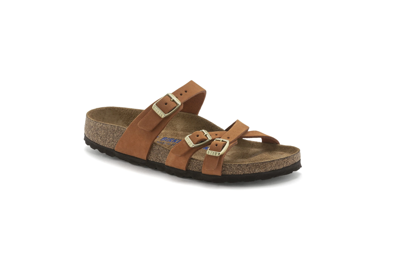 Birkenstock Franca Soft Footbed Nubuck Leather Pecan