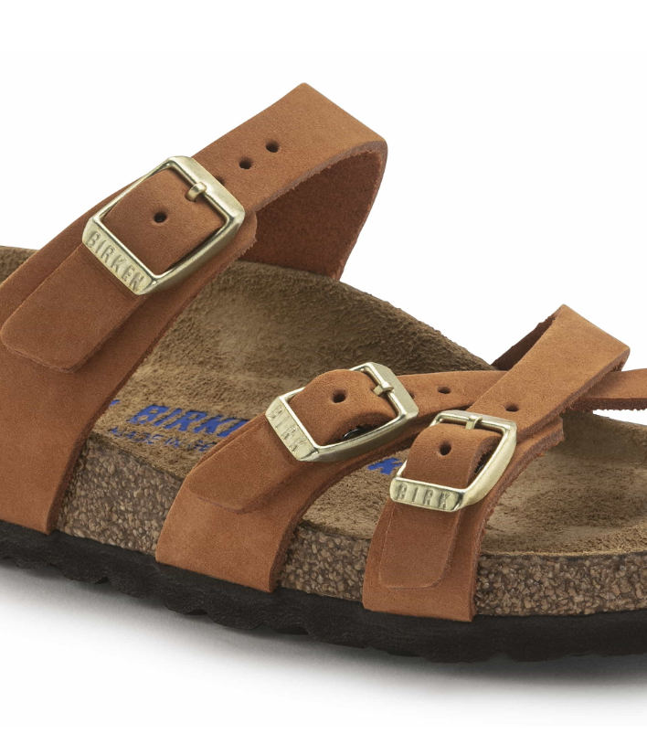 Birkenstock Franca Soft Footbed Nubuck Leather Pecan