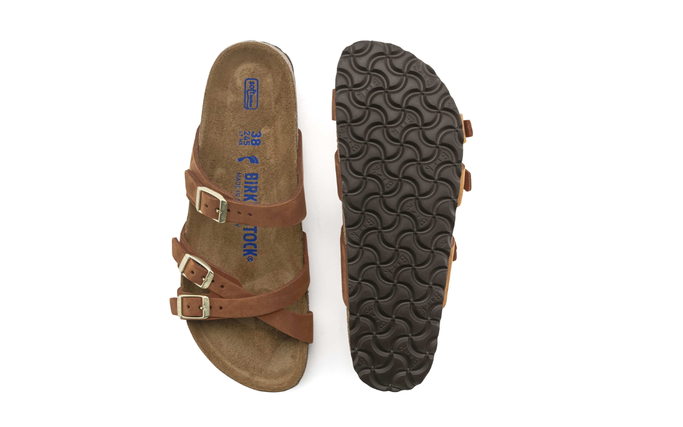 Birkenstock Franca Soft Footbed Nubuck Leather Pecan