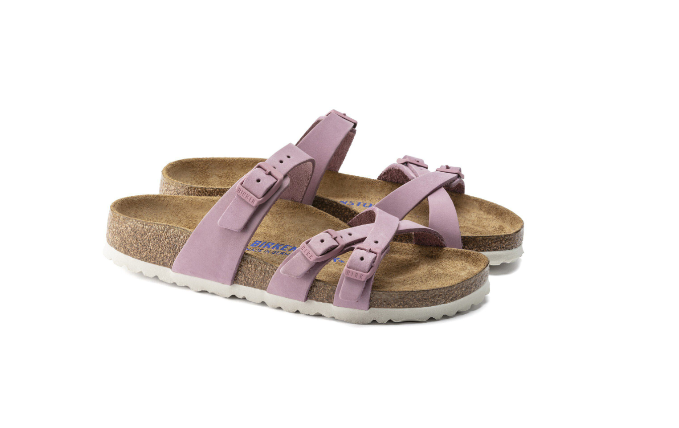 Birkenstock Franca Soft Footbed Nubuck Leather Orchid