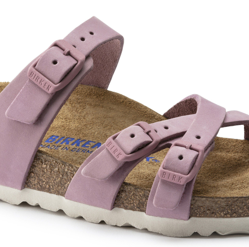Birkenstock Franca Soft Footbed Nubuck Leather Orchid