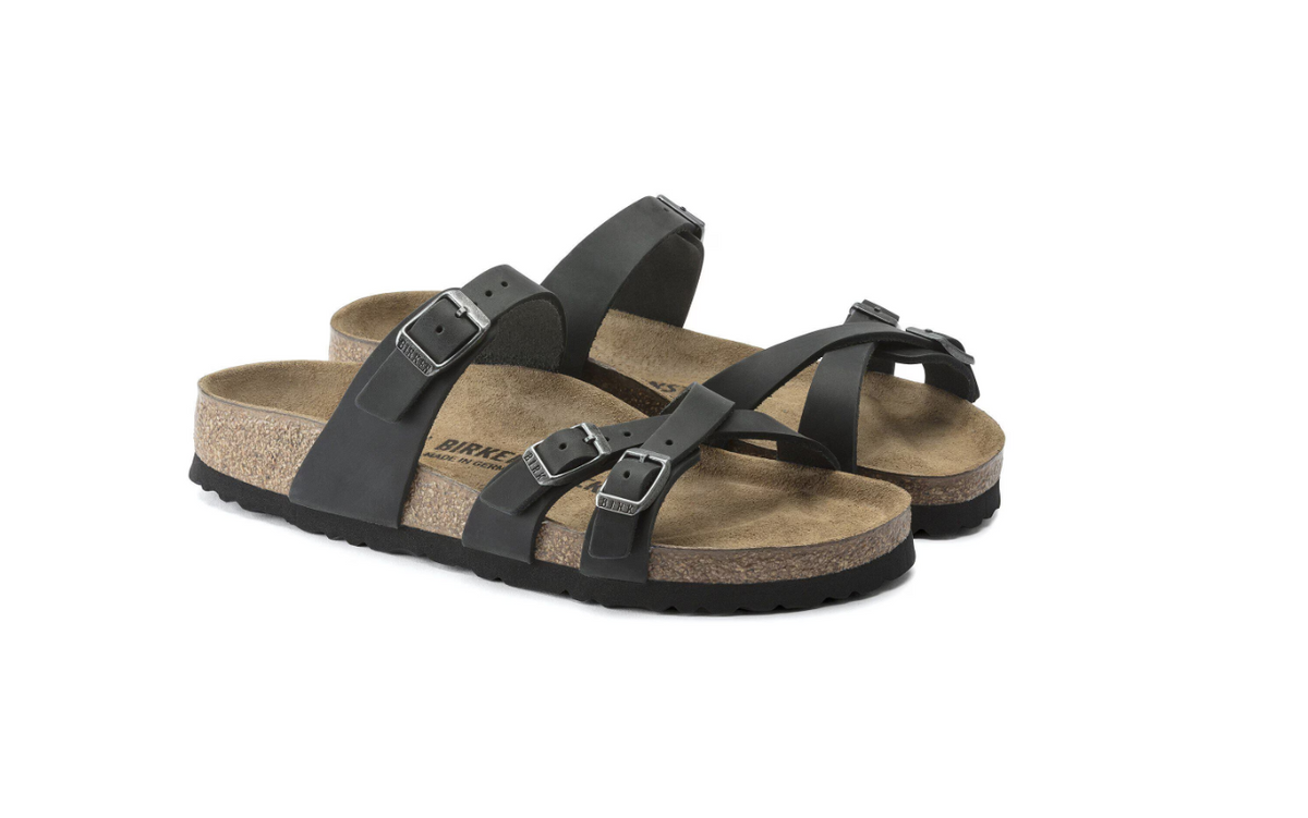 Birkenstock Franca Oiled Leather Black