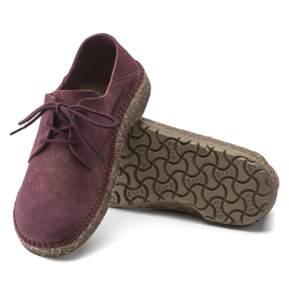 Birkenstock GARY VL Suede Leather Maroon